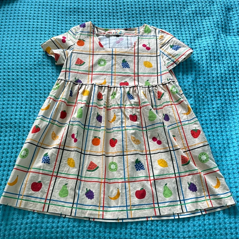 Ersa Fibers Billie Fruit Salad Dress with Pockets size Medium (no ruffle)